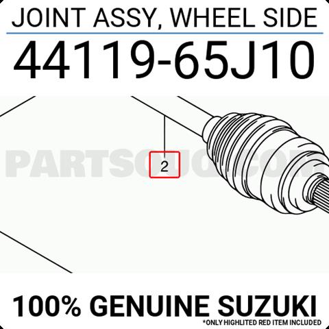 SUZUKI 4411965J10 ШРУС наружный задний в наличии Чернигов