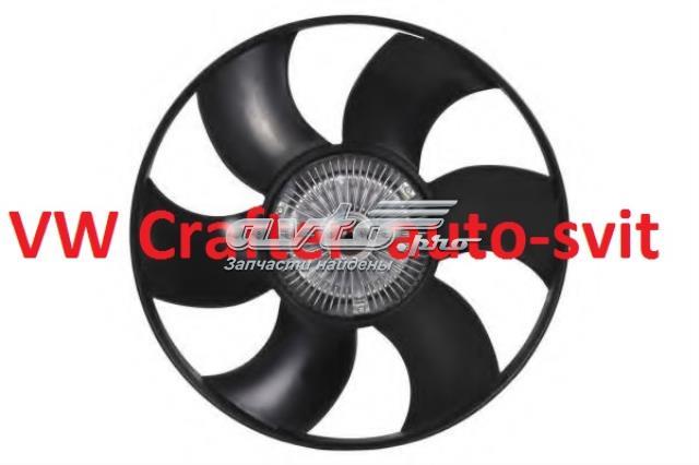 Вентилятор (крыльчатка) радиатора охлаждения vw crafter  076121301D