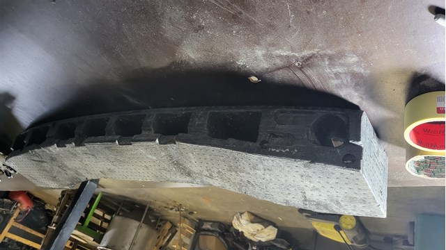 VAG 565807251A Абсорбер (наполнитель) бампера заднего в наличии Одесса