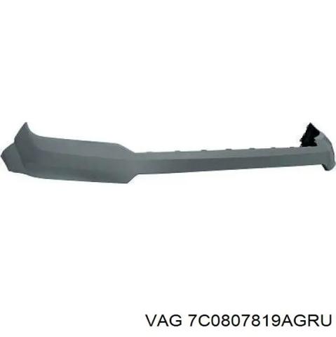 Нижняя накладка на передний бампер 7C0807819AGRU VAG