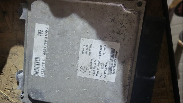 Электронный блок управления двигателем A6519000601 MERCEDES