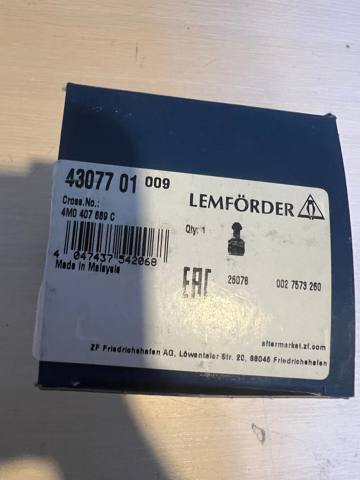 4307701 LEMFORDER Шаровая опора нижняя купить в Сумы