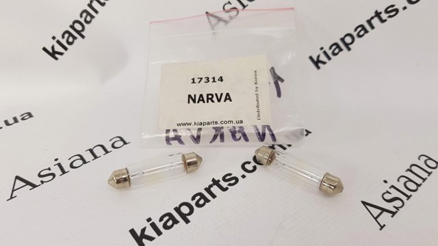 Лампочка плафона освещения салона/кабины 17316 NARVA