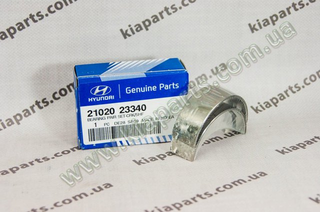 HYUNDAI 2102025150 Полукольцо упорное (разбега) коленвала, STD, комплект в наличии Николаев