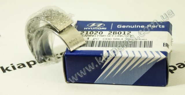 Коренные вкладыши коленвала комплект (STD) 210202B012 HYUNDAI