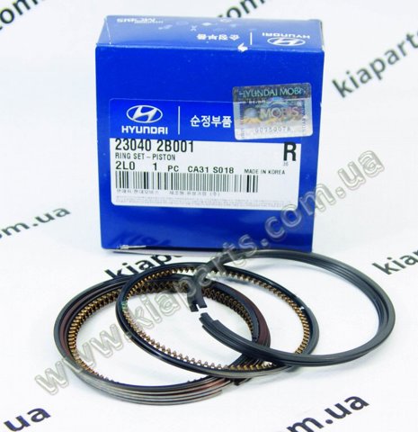 Кольца поршневые комплект, STD 230402E000 AZTEC