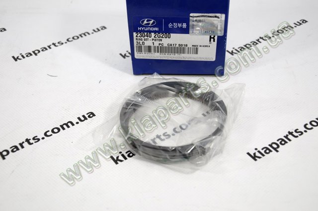 Кольца поршневые комплект на мотор, STD. 230402U900 HYUNDAI