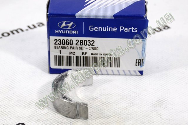 Комплект подшипников скольжения 230602B032 HYUNDAI