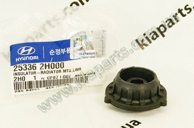 Подушка радиатора охлаждения, нижняя 253362H000 HYUNDAI