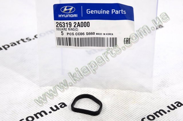 Уплотнительное кольцо форсунок  263192A000 HYUNDAI