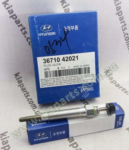 HYUNDAI 3671042021 Свеча накала в наличии Сумы