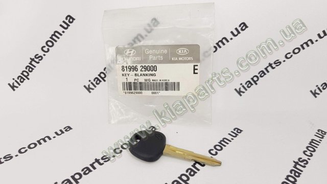 8199629000 HYUNDAI Ключ-заготовка купить в Ровно
