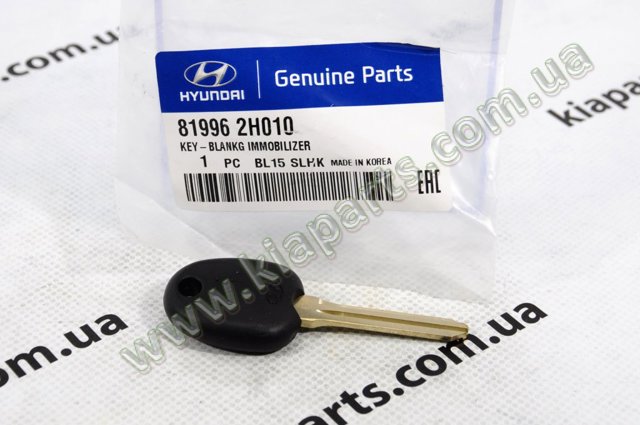 Ключ-заготовка 819962H010 HYUNDAI