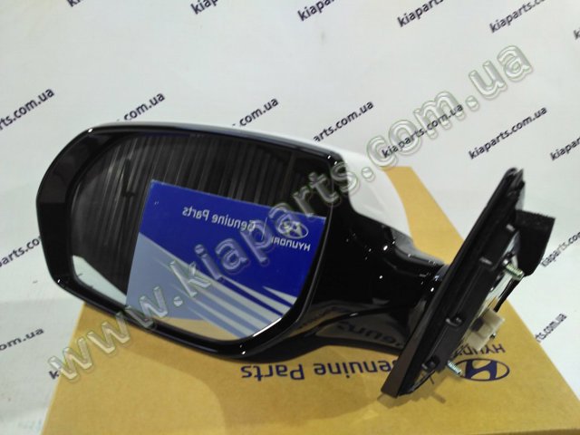 Левое боковое зеркало 87610B8003 HYUNDAI