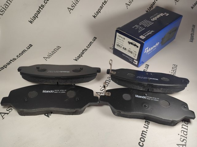 Колодки тормозные передние дисковые MPH63 MANDO