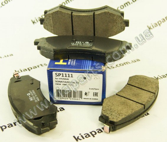 Колодки тормозные SP1111 SANGSIN