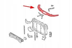 Суппорт радиатора верхний GSH753150 MAZDA