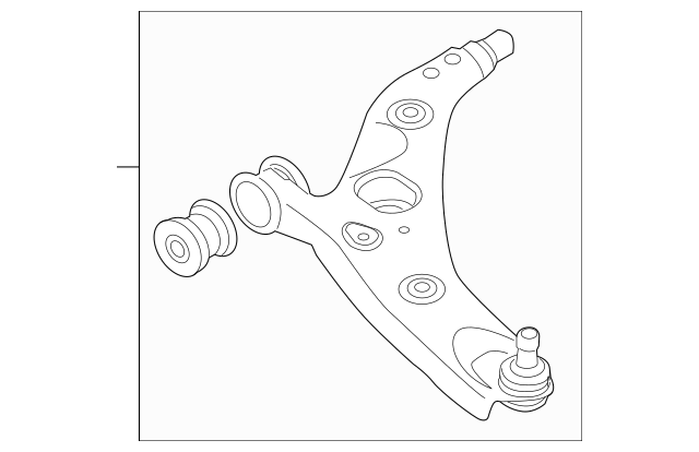Рычаг передний нижний левый KB7W34350H MAZDA