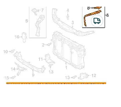 Телевизор левый KD5354140 MAZDA
