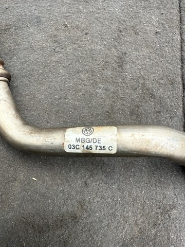 VAG 03C145735C Трубка (шланг) отвода масла от турбины в наличии Кривой Рог