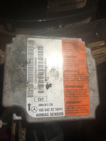 Модуль-процессор управления подушкой безопасности (ЭБУ AIRBAG) 1635422218 MERCEDES