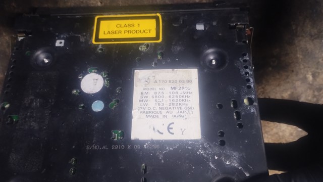 MERCEDES 1708200386 Магнитола в наличии Житомир