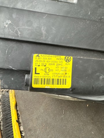 VAG 1T1941005B Левая фара в наличии Хмельницкий