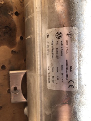 Ресивер пневматической системы 7L0616202A VAG