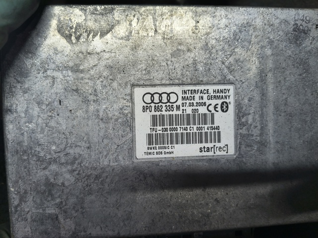 8P0862335M VAG Блок управление Bluetooth купить в Ужгород