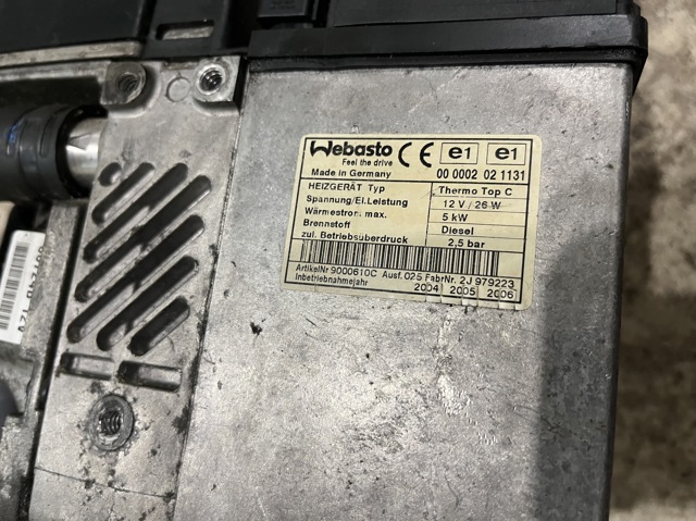 RF5C209A0D MAZDA Отопитель автономный купить в Винница