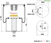 Рессора пневматической подвески ST4713CS SMARTTECH