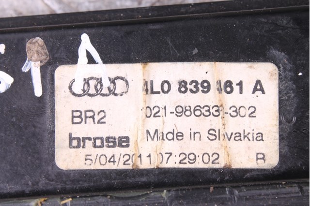 4L0839461A VAG Механизм стеклоподъемника двери задней левой купить в Винница