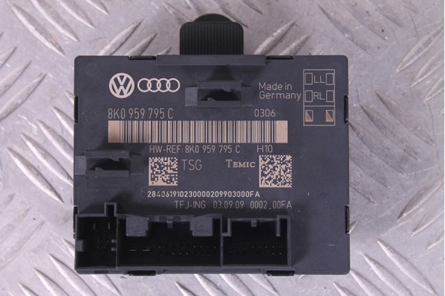 Блок комфорта задней двери 8K0959795C VAG