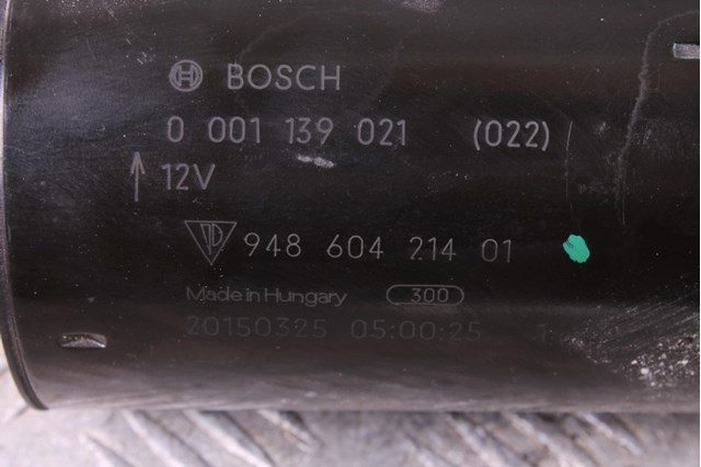 Стартер двигателя 94860421401 PORSCHE