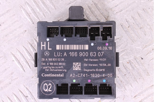 Блок комфорта задней двери A1669006307 MERCEDES