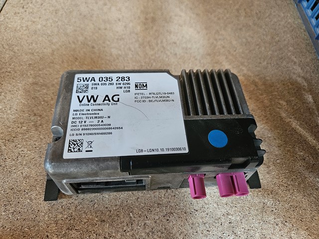 5WA035283 Блок управління vw