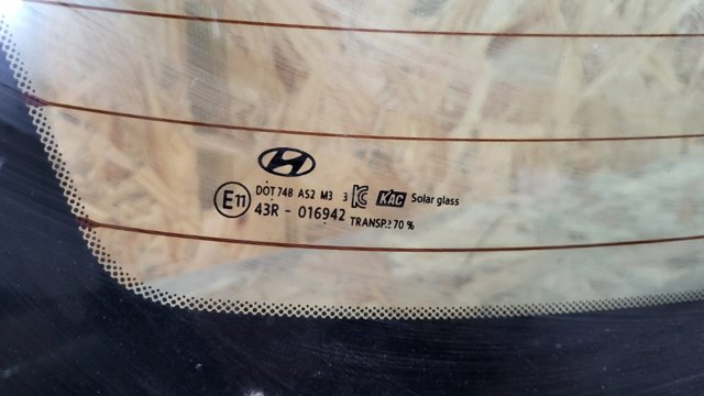 87110AB010 Стекло заднее Hyundai Elantra 21-23 фото 3