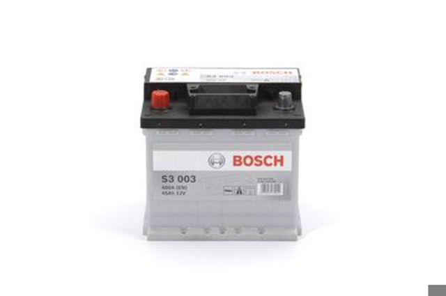 Батарея аккумуляторная bosch s3 003 12в 45ач 400a(en) l+ 0 092 S30 030