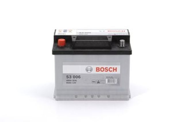 Батарея аккумуляторная bosch s3 006 12в 56ач 480a(en) l+ 0 092 S30 060
