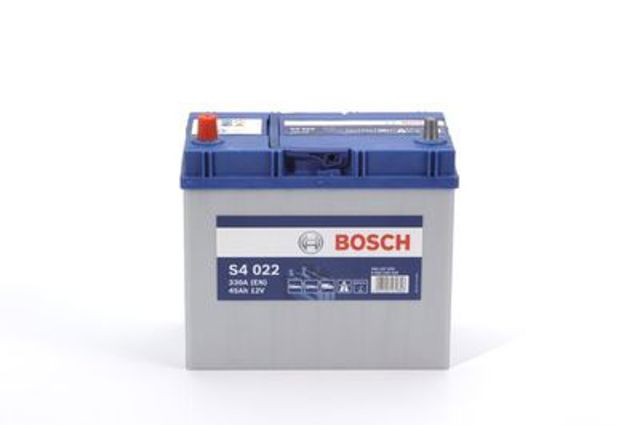 Аккумулятор, bosch s4 45ah/330a (l+, 238x129x227) (тонкі клеми) 0 092 S40 220