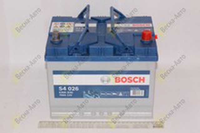 Аккумулятор, bosch s4 70ah/630a (r+, 261x175x220) 0 092 S40 260