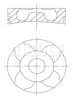 Поршень в комплекте на 1 цилиндр, 2-й ремонт (+0,50) 0100404 MAHLE