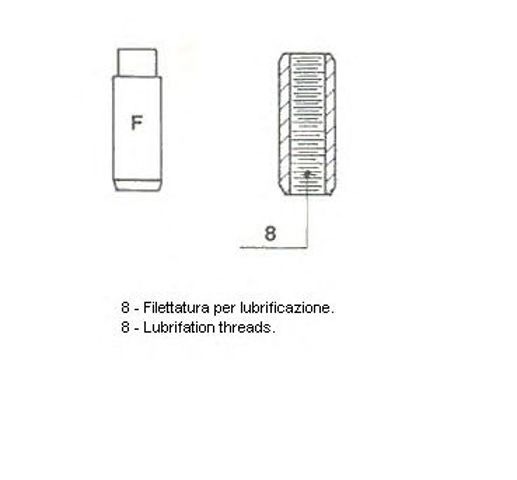 Направляющая клапана, выпускного 012327 METELLI