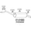 Глушитель выхлопных газов конечный 0161660