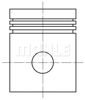 Поршень в комплекте на 1 цилиндр, 2-й ремонт (+0,50) 0222702 MAHLE