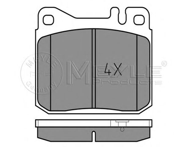Тормозные колодки 0252039215 MEYLE