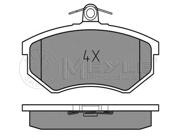 Колодки тормозные 0252066919 MEYLE