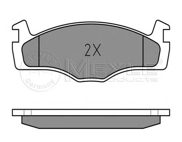 Тормозные колодки 0252088719 MEYLE