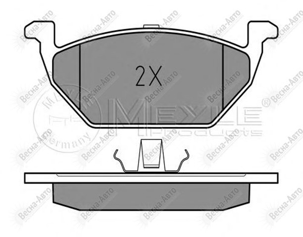Тормозные колодки 0252313019PD MEYLE