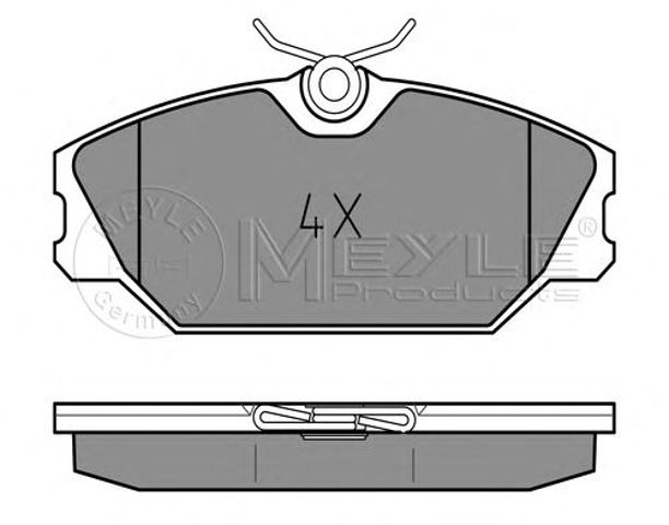Передние тормозные колодки 0252317218 MEYLE